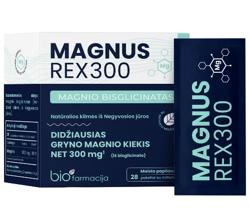Maisto papildas MAGNUS REX300 milteliai 5.3g N28