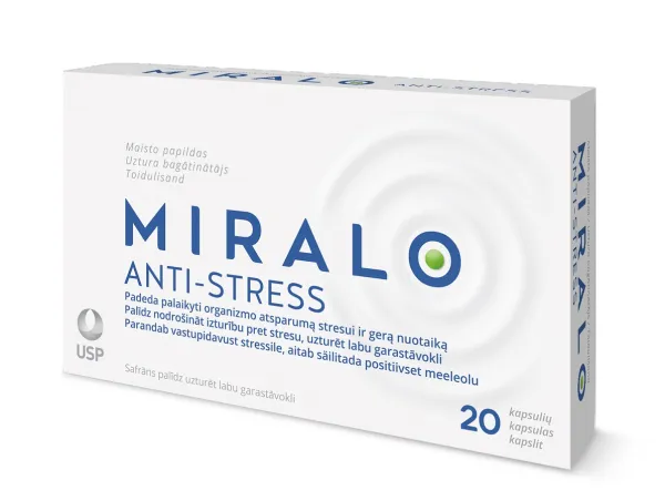 Maisto papildas MIRALO Anti-stress N20