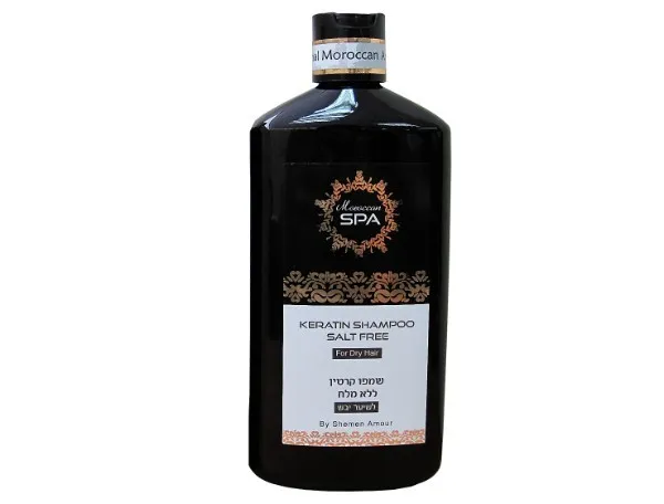 Šampūnas sausiems plaukams MOROCCAN SPA su keratinu ir argano aliejumi 500ml