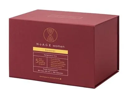 Maisto papildas NOAGE women booster mini (10 kapsulių ir 10 buteliukų)
