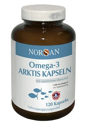 Maisto papildas NORSAN Omega-3 ARKTIS kapsulės N120