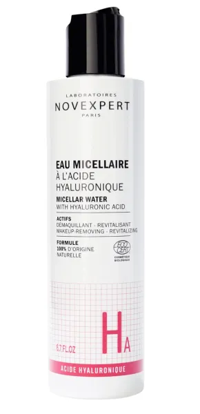 NOVEXPERT micelinis valomasis vanduo su hialurono rūgštimi 200ml