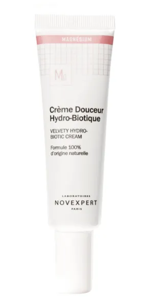NOVEXPERT HYDRO BIOTIQUE drėkinamasis veido kremas su prebiotikais ir magniu, sausai ir ypač sausai odai 30ml