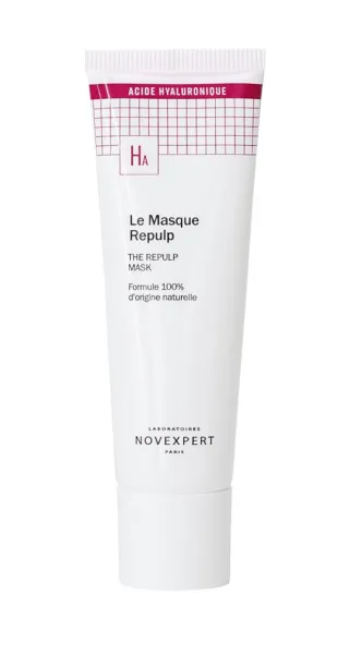 NOVEXPERT intensyviai drėkinanti veido kaukė su hialurono rūgštimi 50ml