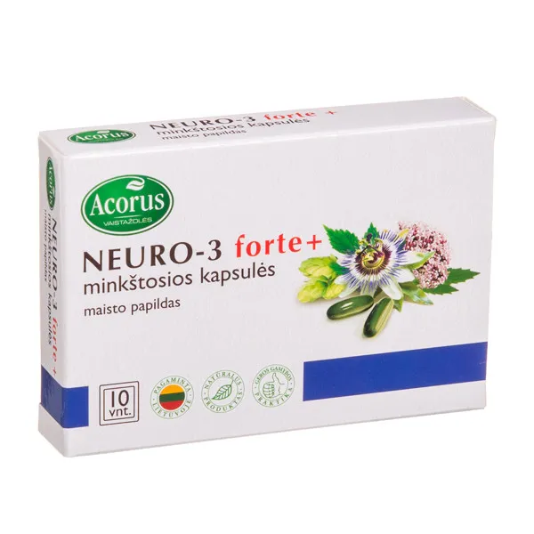 Maisto papildas NEURO-3 FORTE N10