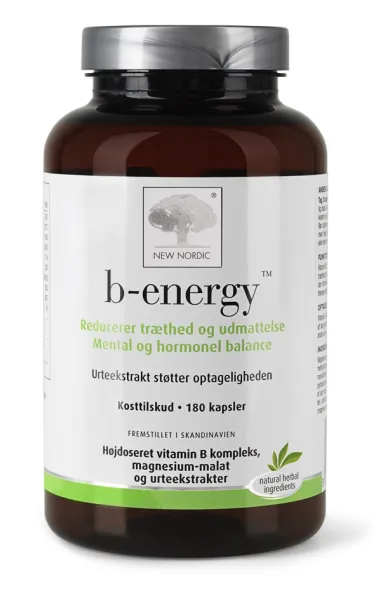 Maisto papildas NEW NORDIC b - energy kapsulės N180