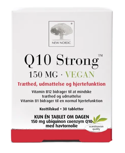 Maisto papildas NEW NORDIC Q10 Strong tabletės N30