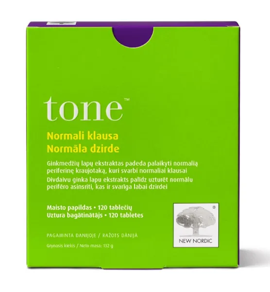 Maisto papildas NEW NORDIC Tone tabletės N120