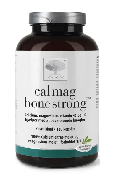 Maisto papildas NEW NORDIC Cal Mag Bone Strong kapsulės N120