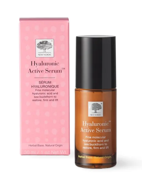 NEW NORDIC Hyaluronic Active Serum™ serumas veidui su hialurono rūgštimi 30ml