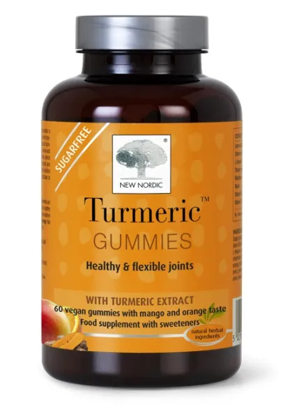Maisto papildas NEW NORDIC Turmeric Gummies guminukai N60