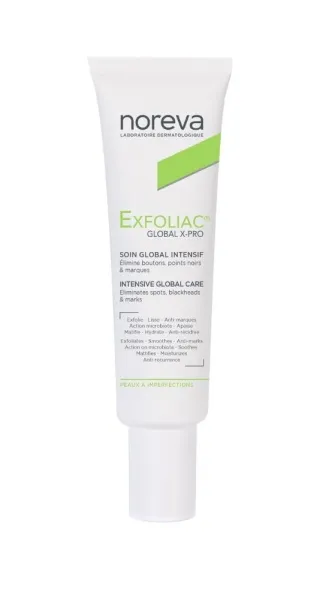 NOREVA EXFOLIAC GLOBAL X - PRO kremas nuo spuogų 30ml