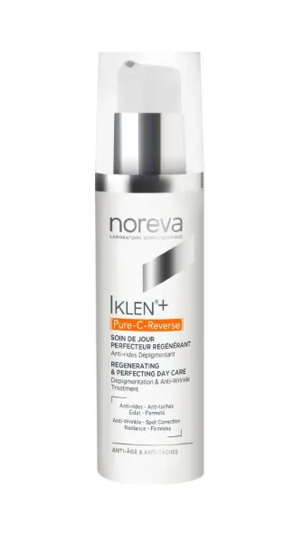 NOREVA IKLEN pigmentines dėmes ir raukšles mažinantis dieninis kremas su vitaminu C 40ml