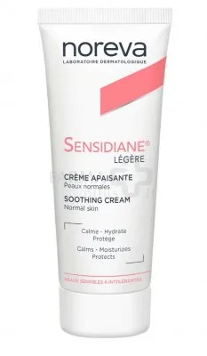 NOREVA SENSIDIANE drėkinantis lengvos konsitencijos kremas jautriai odai 40ml