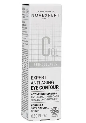 NOVEXPERT ANTI-AGE EXPERT paakių kremas su pro - kolagenu 15ml