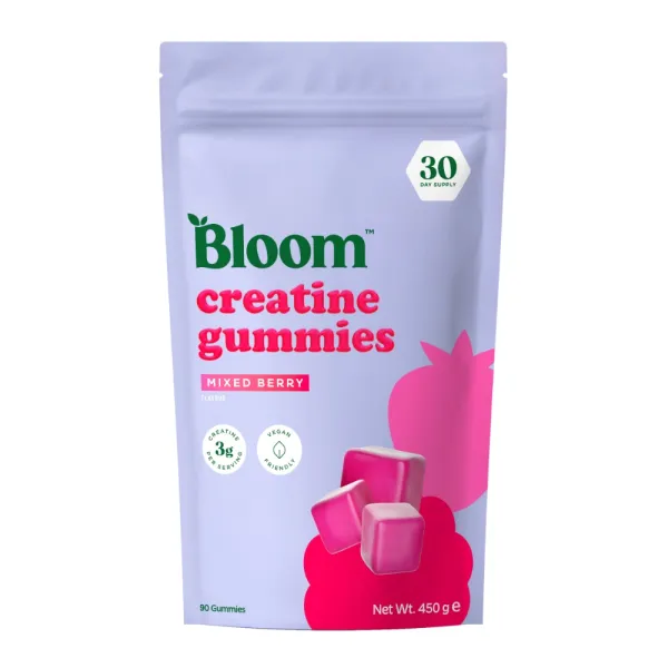 Bloom Creatine Gummies 450g (90 guminukų)