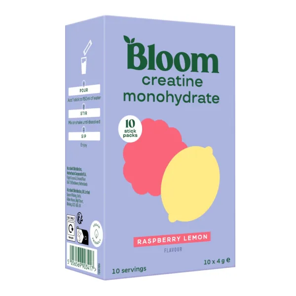 Bloom Creatine Monohydrate Stick Packs 10 pakelių