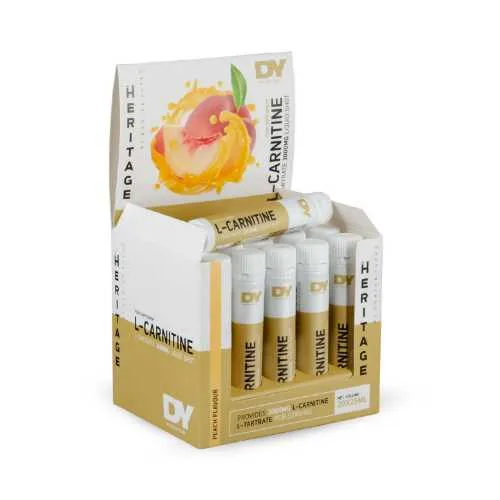 DY L-Karnitinas 20 x 25 ml skonis - Persikų