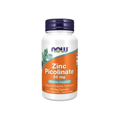 NOW Zinc Picolinate 50mg 120 Vcaps