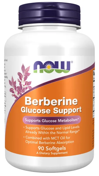 NOW Berberine Glucose Support 90 kaps.