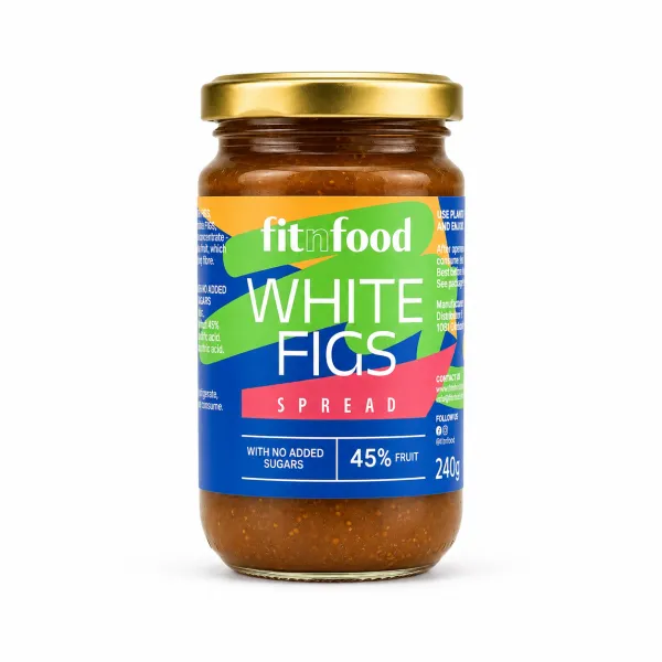Fitnfood Baltųjų Figų Džemas 240g