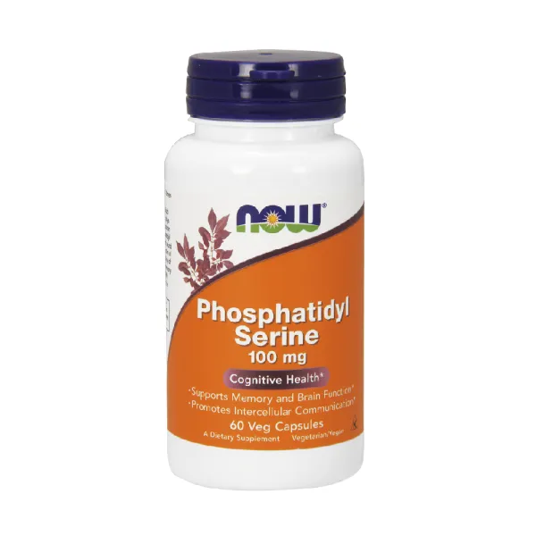 NOW Phosphatidyl Serine 100mg 60 Veg. Capsules