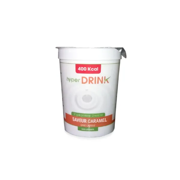 Maistinis gėrimas HYPERDRINK be laktozės, be glitimo 400kcal (karamelės sk.) 200ml