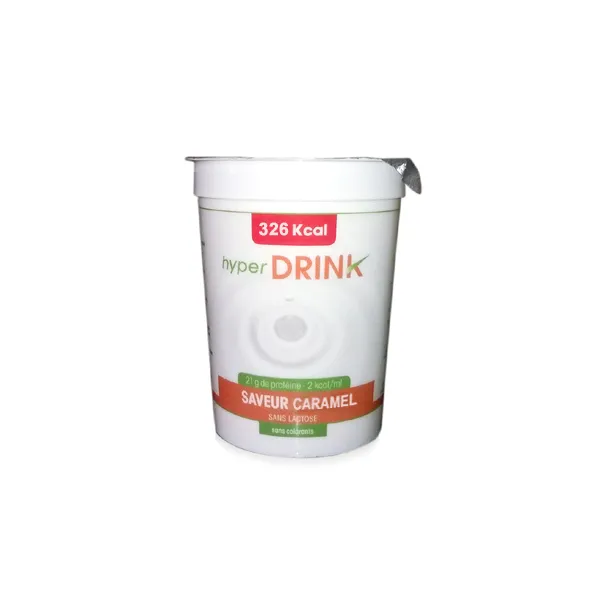 Maistinis gėrimas HYPERDRINK be laktozės, be glitimo 326kcal (karamelės sk.) 200ml