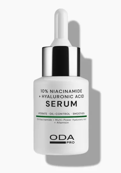 ODA PRO 10 % niacinamido ir hialurono rūgšties serumas 30ml