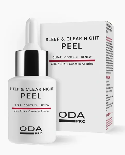 ODA PRO 4 rūgščių naktinis pilingas spuoguotai odai 30ml