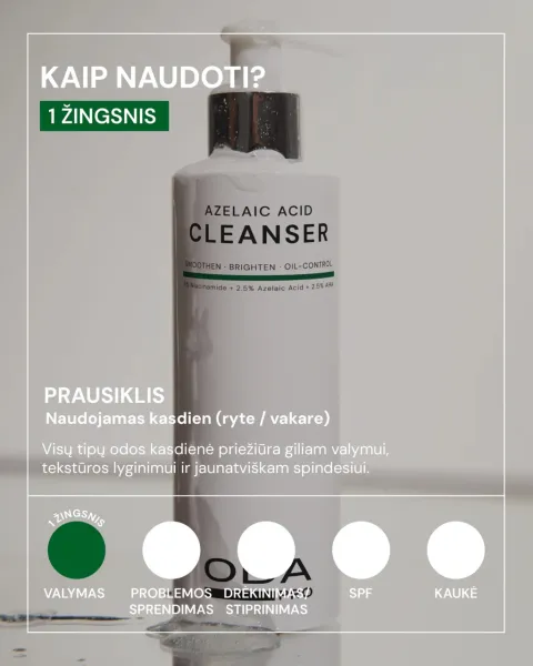 ODA PRO daugiafunkcinis prausiklis su azelaino rūgštimi 200ml