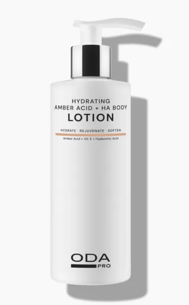 ODA PRO drėkinamasis kūno losjonas su gintaro ir hialurono rūgštimis 200ml
