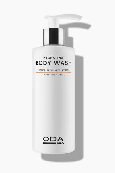 ODA PRO drėkinamasisi kūno prausiklis su gintaro rūgštimi ir urea 200ml