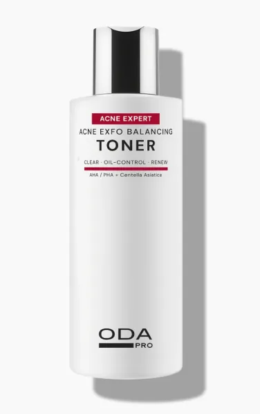 ODA PRO eksfolijuojantis ir balansuojantis tonikas riebiai ir spuoguotai odai 200ml