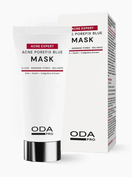 ODA PRO giliai poras valanti molio kaukė su AHA rūgštimi 50ml