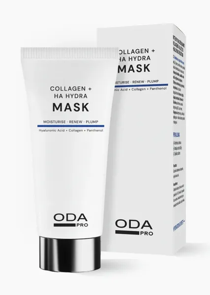 ODA PRO intensyviai drėkinanti kolageno kaukė su hialurono rūgštimi 50ml