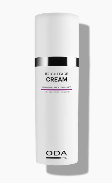 ODA PRO šviesinamasis ir stangrinamasis kremas su DMAE ir pieno rūgštimi 50ml