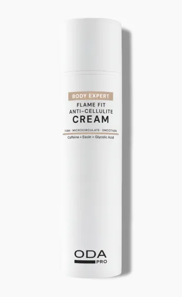ODA PRO trigubo poveikio intensyviai šildantis anticeliulitinis kremas su kofeinu 200ml