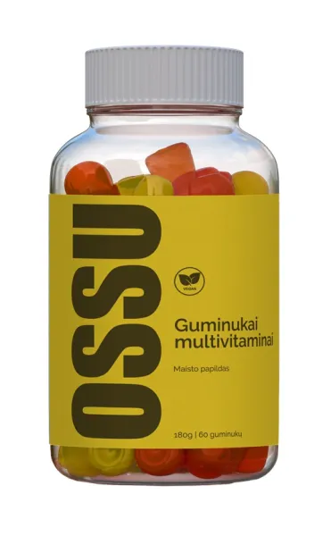 Maisto papildas OSSU guminukai Multivitaminai N60