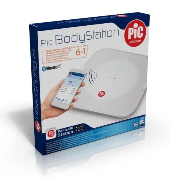 Svartyklės su kūno analize PIC BODY STATION (su BT programėle)