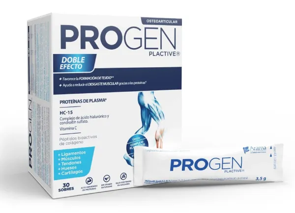 Maisto papildas PLACTIVE PROGEN milteliai N30