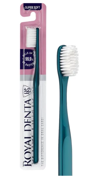 ROYAL DENTA ypač minkštas dantų šepetėlis SILVER SUPER SOFT N1