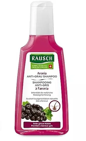 RAUSCH Aronia Anti-Grey šampūnas prieš pirmuosius žilus plaukus 200ml