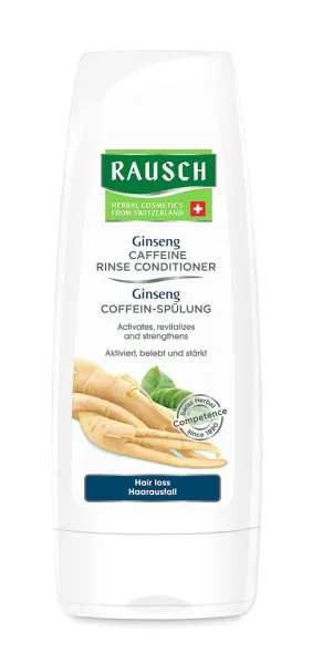 RAUSCH Ginseng Caffeine Rinse kondicionierius plaukams su ženšeniu ir kofeinu 200ml