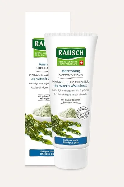 RAUSCH Seaweed Scalp Pack riebiai galvos odai, detoksikuoja, ramina ir gaivina 100ml