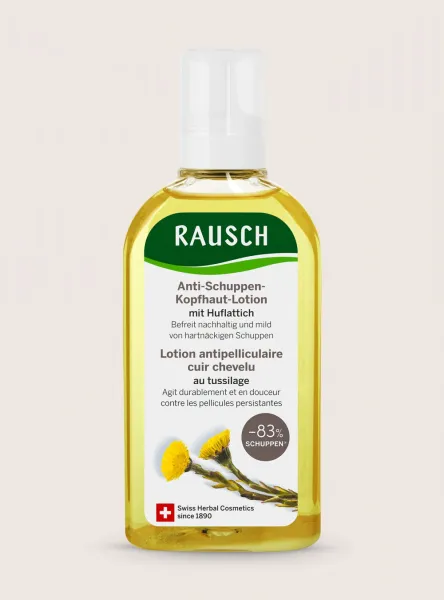 RAUSCH Coltsfoot Anti-Dandruff Lotion losjonas plaukams nuo pleiskanų su šalpusniais 200ml