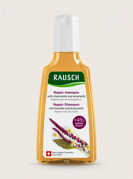 RAUSCH Chamomile-Amaranth Repair atstatomasis šampūnas su ramunėlėmis ir burnočiais 200ml