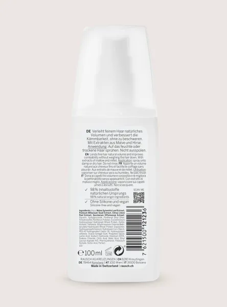 RAUSCH Mallow Volume purškiamas kondicionierius kondicionierius su dedešvomis 100ml