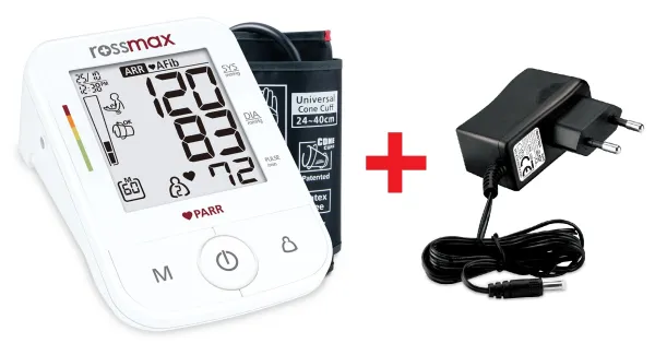 Automatinis kraujospūdžio matuoklis ROSSMAX X5 + adapteris