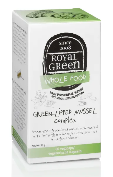 Maisto papildas ROYAL GREEN Green-Lipped Mussel Žaliųjų midijų kompleksas N60